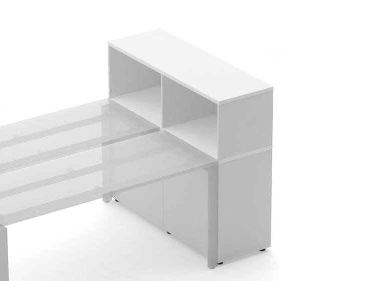 Тумба комбинированная высокая для рабочего модуля Deka 9.04.125 Белый_3