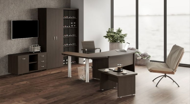 Шкаф комбинированный с замком, правый Танго Ш64Т-04Рз Венге / Ш64Т-04Rз_3