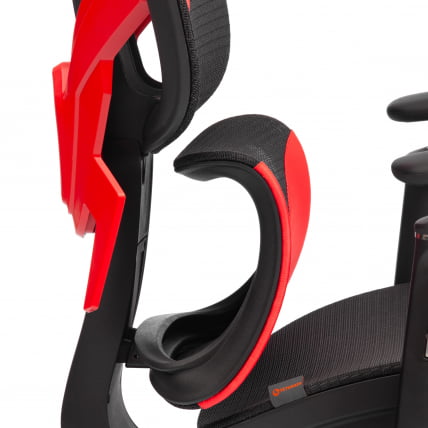 Кресло KingCobra иск. кожа / сетка, черный / красный_12