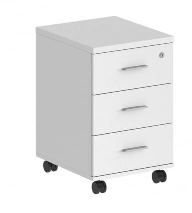 Тумба мобильная с тремя ящиками Sigma SG.611.WH.WH.M Белый_0