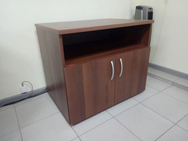 Тумба под оргтехнику Альфа 62.45 орех Пегас_5