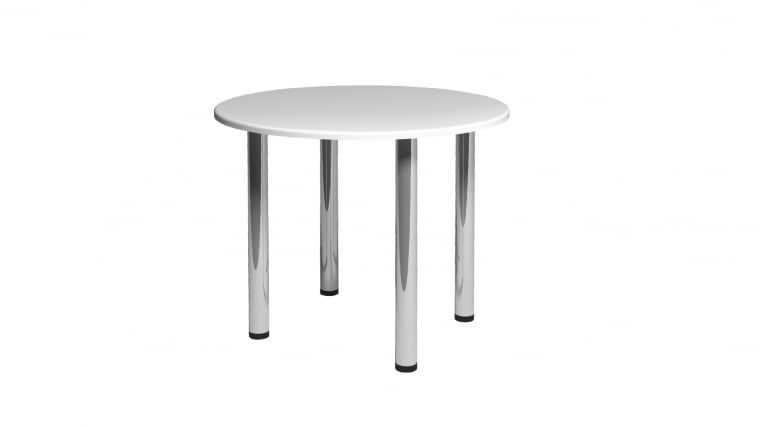 Стол обеденный круглый на металлических опорах 0,9 м 142_0