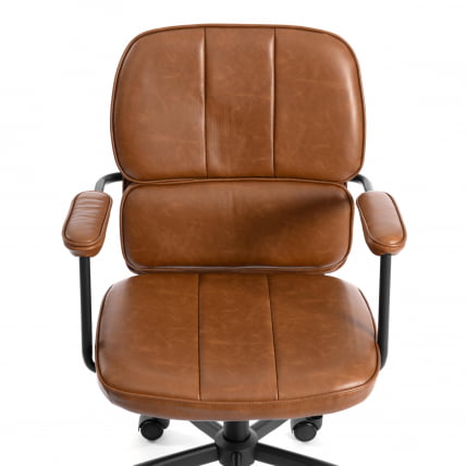 Кресло ALPHA иск. кожа, Brown (коричневый)_5