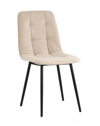 Стул Oliver велюр Бежевый_0