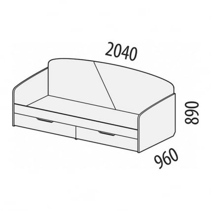 Кровать Монако 903.05 Белый шпон/Даллас Айвори_8