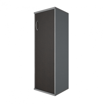 Шкаф средний узкий правый Riva А.СУ-2.3 Пр Венге/Металлик_0