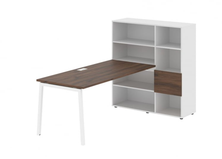 Рабочая станция EDIS ELRST 1217 Дуб Денвер темный Белый Белый_0