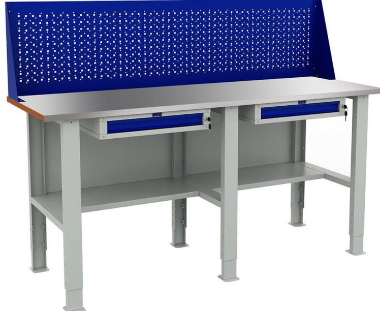 Верстак WTS200.F2/F2/F2.210 (Серо-синий)_0