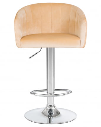 Стул барный DOBRIN DARCY Песочный велюр 1922-3_5