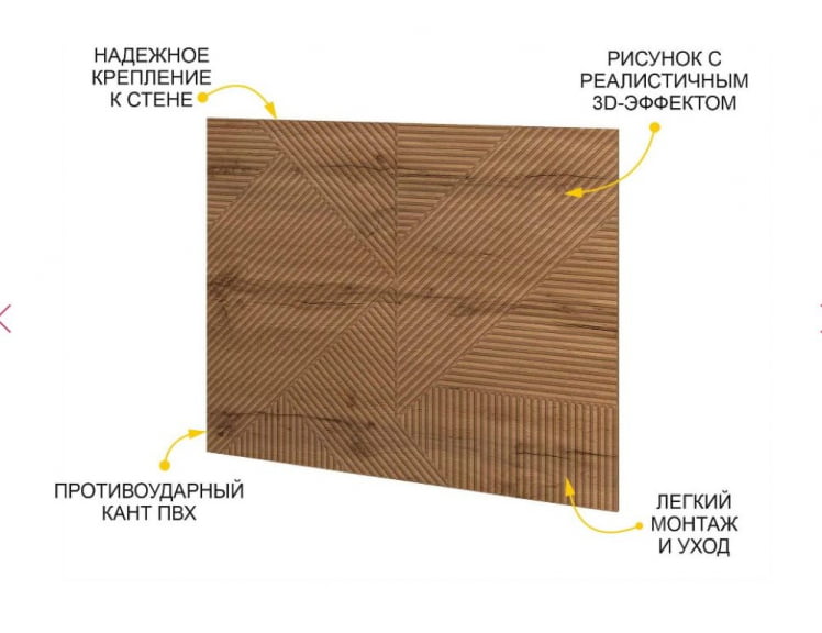 Стеновая панель Монако СПС 02 (комплект 2 шт.)_1