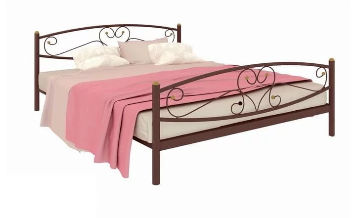 Кровать Каролина Plus 1200х2000 Медная_0