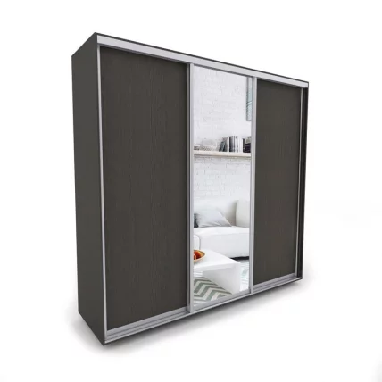 Шкаф-купе 3-х дверный Акцент-Сим ДЗ 2100х600 Венге_0