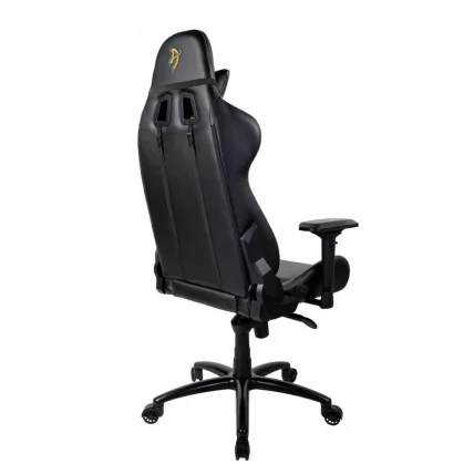 Геймерское кресло Arozzi Verona Signature Black PU Gold Logo_6