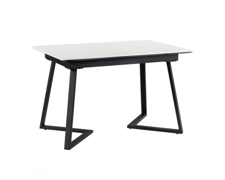 Стол Роналдо раздвиж. 140-180 Светлый мрамор/Бабочка_0