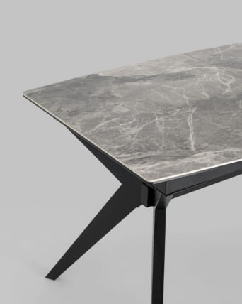 Стол обеденный Аркада раскладной 160-210x90 Керамика темная_2