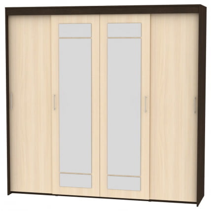 Шкаф-купе Т-5-230х235х60-М(Венге-ДМ-10) / T-5-230х235х60-M(Венге-ДМ-10)_0