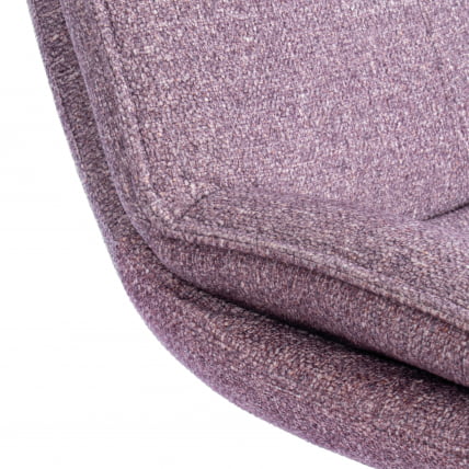 Кресло лаунж Cosmo велюр/букле, VT shape wood rose_5