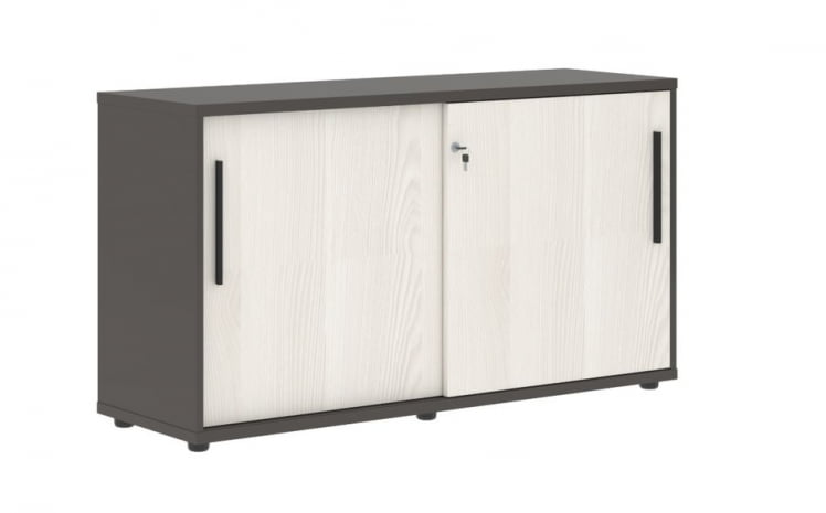 Шкаф с дверьми-купе ЕДИС ЕЛC 1343 Ясень Траун Черный Мокко / EDIS ELC_0