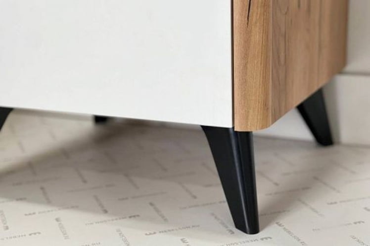 Тумба прикроватная Адам MSA-01 дуб крафт золотой/белое дерево_6