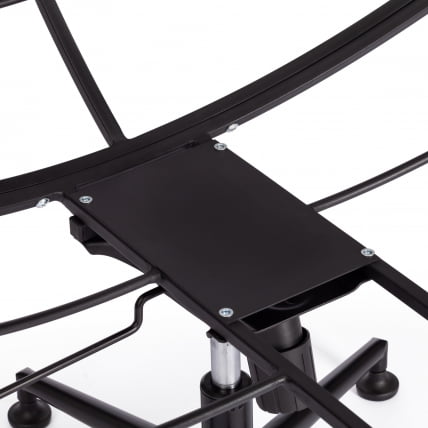 Кресло CLOUDE рогожка/металл, 97х98х90-96см, коричневый, 3М7-147_11