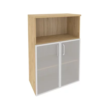 Шкаф средний широкий ONIX O.ST-2.2R Тиквуд Светлый_0