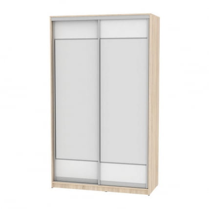 Шкаф-купе Б-230х135х60-1(ДСС-Белый-Д8Д8) / B-230х135х60-1(ДСС-Белый-D8D8)_0