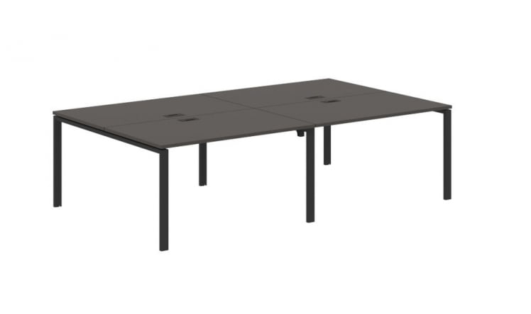 Бенч-система 4-местная EDIS EUWST 2716 Мокко Черный_0