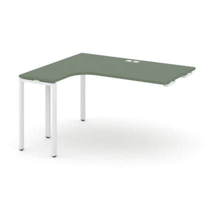 Стол-приставка к опорной тумбе/шкафу (левый) CONCEPT CN.OSAPR-005(L) Кобо Белый_0