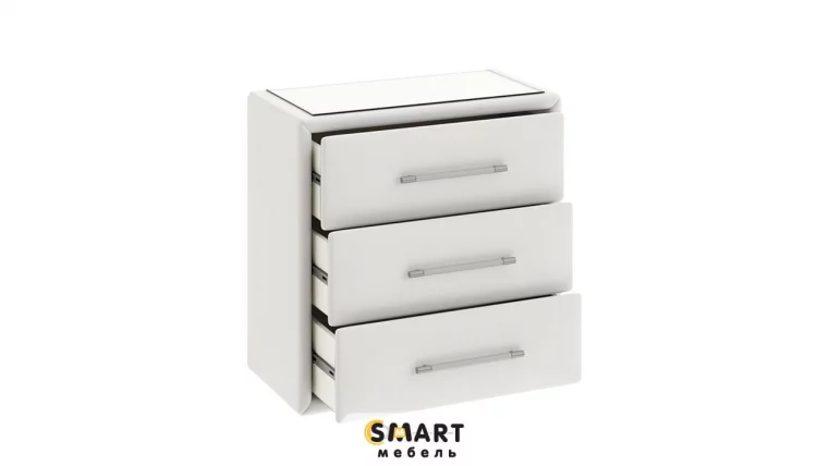 Комод со стеклом Элис Светлый_2