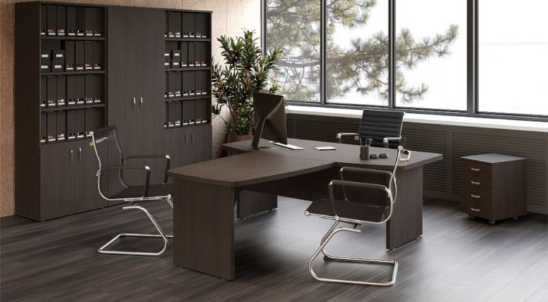 Шкаф-витрина Танго Ш34 Венге_1