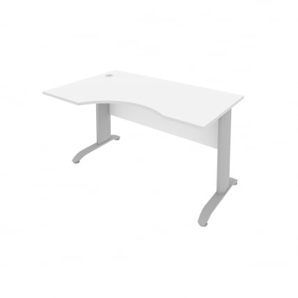 Стол криволинейный левый Riva ПЛ.СА-2 Л Белый_0