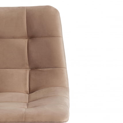 Стул барный CHILLY (mod.7095б) ткань/металл, 53х44х104 см, высота до сиденья 76 см, бежевый barkhat 5/черный_5