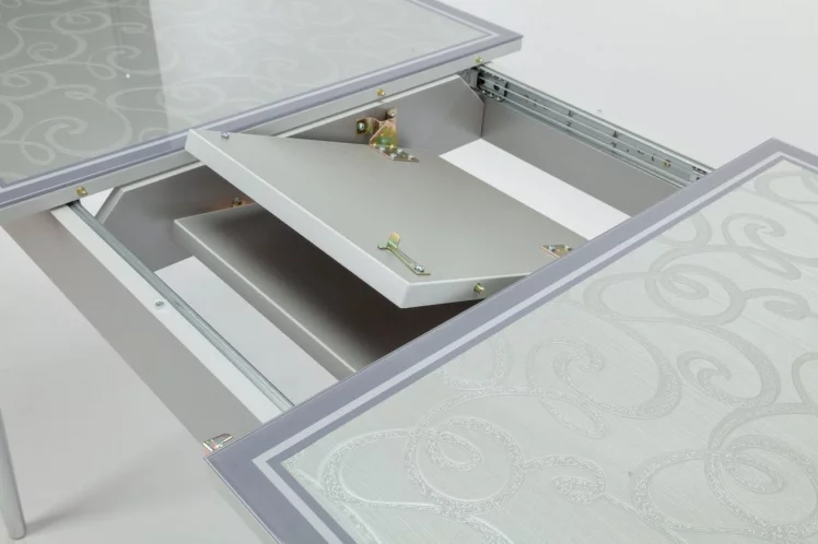 Стол обеденный Чикаго КЗ(6191) серый,завитки серые_2