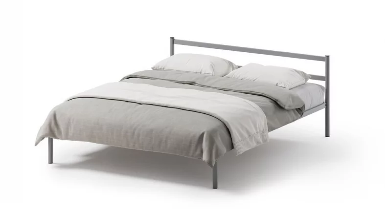 Кровать Метта 1600x2000 Серая_0