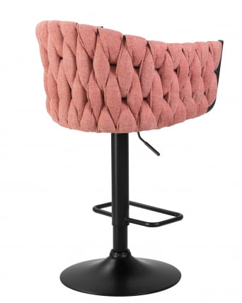 Стул барный DOBRIN LEON Розовая ткань LAR 275-10_3