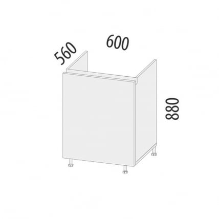 Напольный шкаф под мойку (лев/прав) Бостон 104.73_4