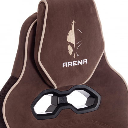 Кресло ARENA флок , коричневый/бежевый, 6/7_13