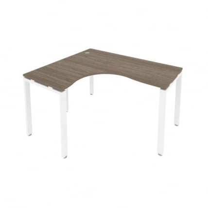 Стол письменный METAL SYSTEM Б.СА-3 Л Вяз/Белый_0