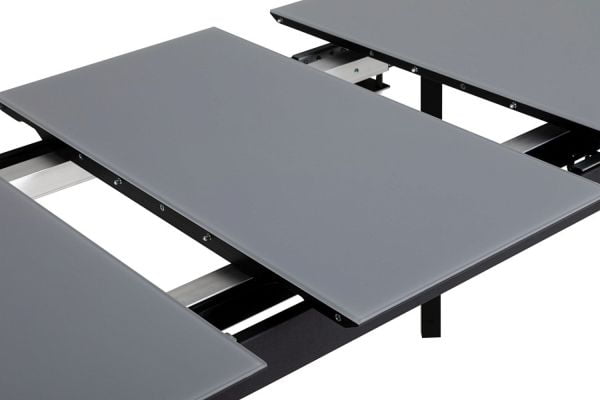 Стол раскладной Combi Glass 120-150 Automatic Natur/Dark matte glass_15