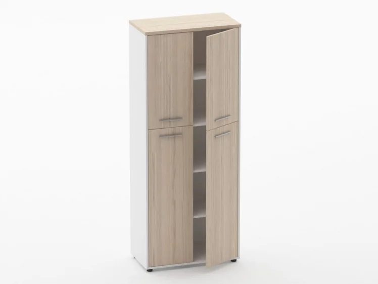 Шкаф 4 широкий закрытый, 4 двери Deka 10.19.141 Туя/Белый_1