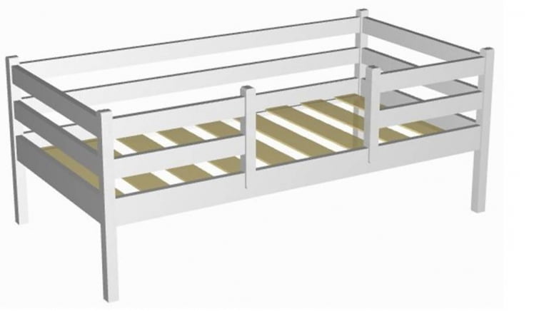 Кровать детская RooRoom VK-33с Серая_0