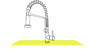 Подставка под кран Kit Kraken WING-GREEK ПодставкаПодКранWING-CREEKYEL_0