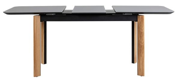 Стол раскладной Combi Glass 120-150 Automatic Natur/Dark matte glass_4