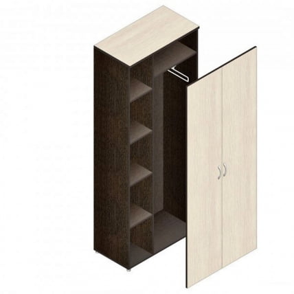 Шкаф для одежды Р.Ш-8 Венге\Дуб молочный_0