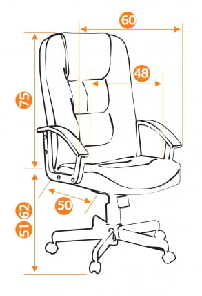 Кресло руководителя CH9944 пластик черный 36-6_1