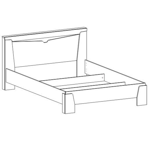 Кровать 2-х спальная 1400 Гарда_1
