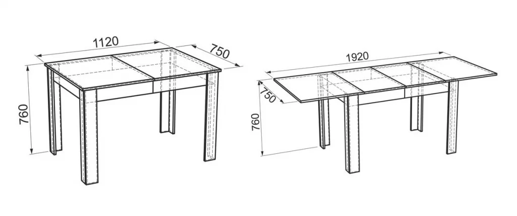 Обеденный стол Гермес 2 Ясень Шимо светлый / темный_3
