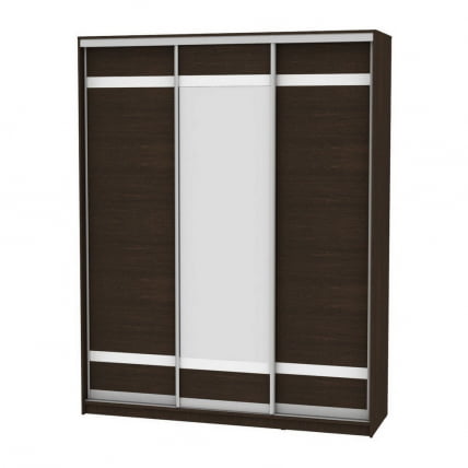 Шкаф-купе Б-230х180х60-3(Венге-Д9Д10Д9) / B-230х180х60-3(Венге-D9D10D9)_0