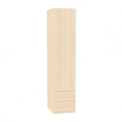 Шкаф распашный Риал(H15)198х45х45PUSHtoOPEN(ДМ)_0