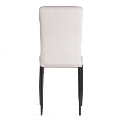 Стул VERTER (mod. 37-1) металл, вельвет, 47,8 х 41,5 х 97 см, Light grey (светло-серый) HLR14 / черный_4